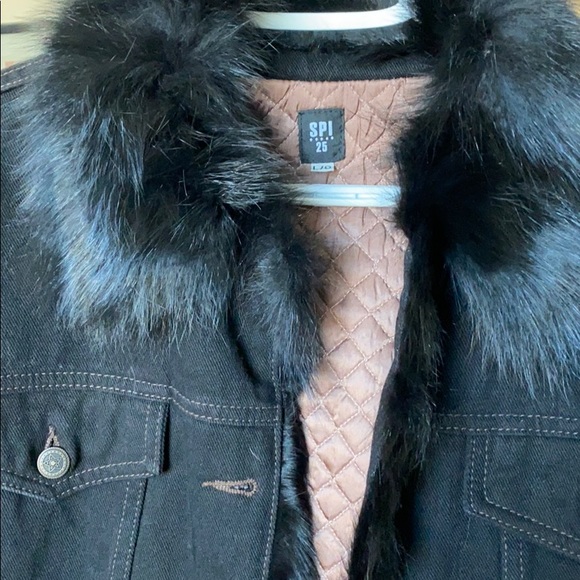 Brand new with tag, Spi 25 jean jacket with fur - Picture 2 of 7